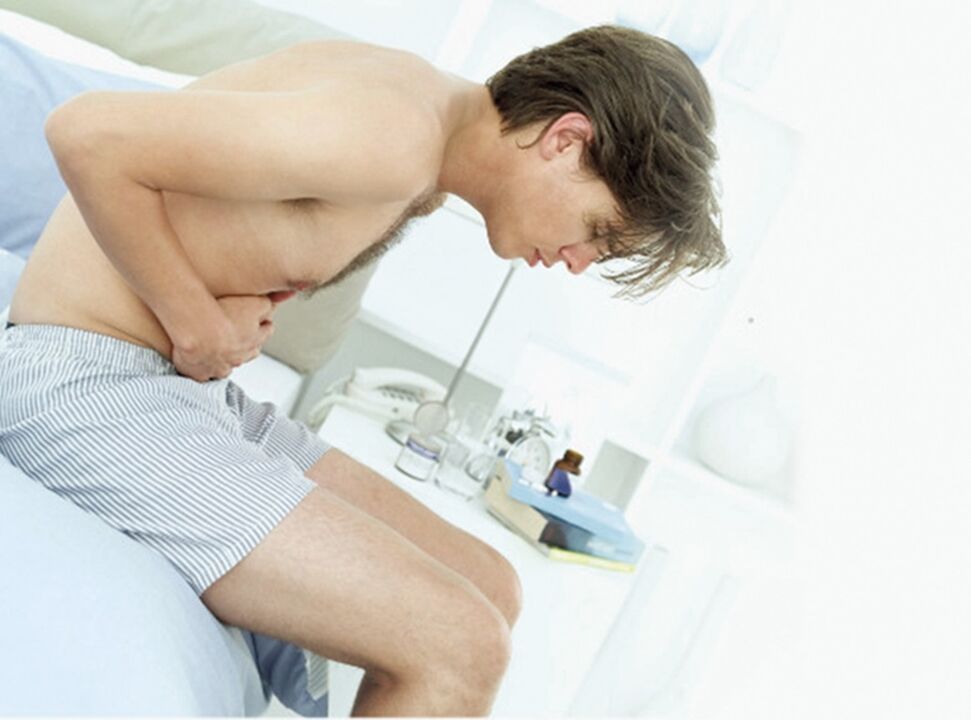 Pain in men with prostatitis