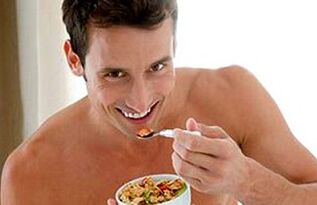 Nutritional correction of prostatitis