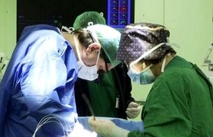 Surgical treatment of male prostatitis