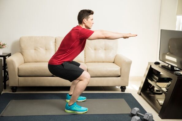 Exercise to treat calculus prostatitis