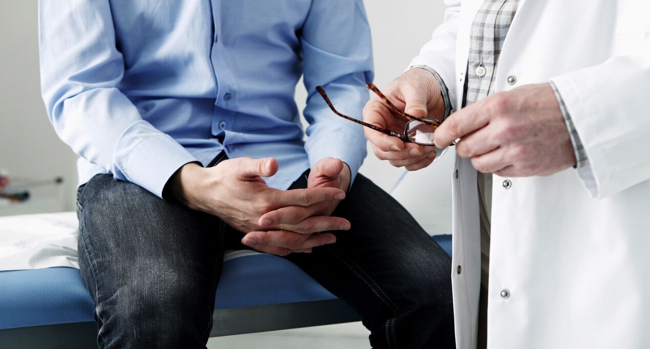 See a doctor for prostatitis