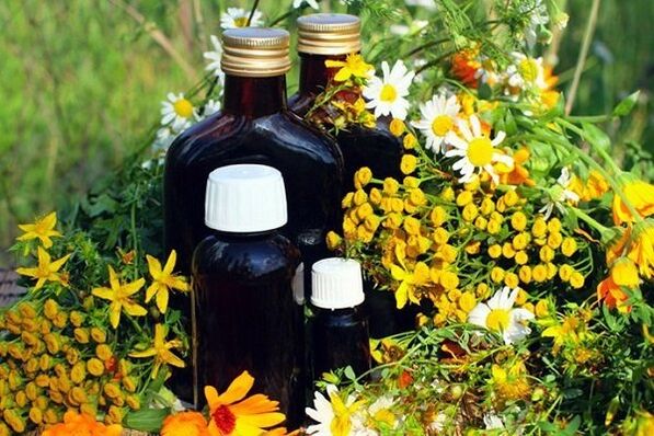 Herbal tincture for treating prostatitis